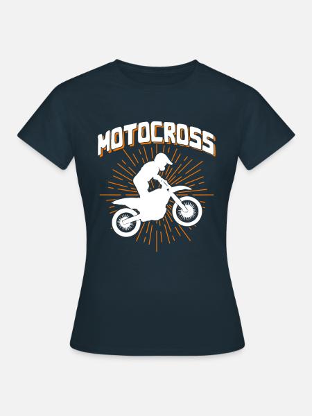 Motocross - Frauen T-Shirt - Navy