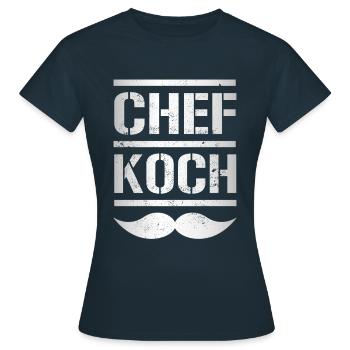Chefkoch - Frauen T-Shirt - Navy - Vorne - AI Model Female 172 dark (172cm)