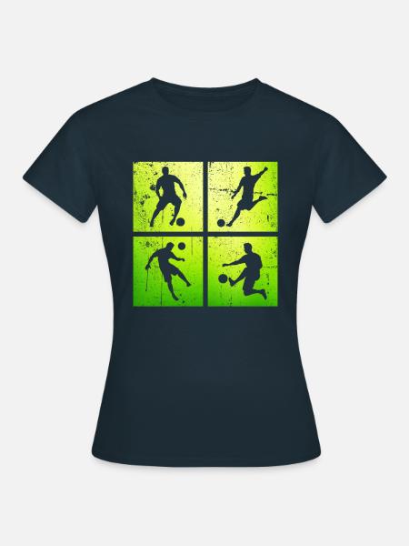 Fußball Fußballer - Frauen T-Shirt - Navy