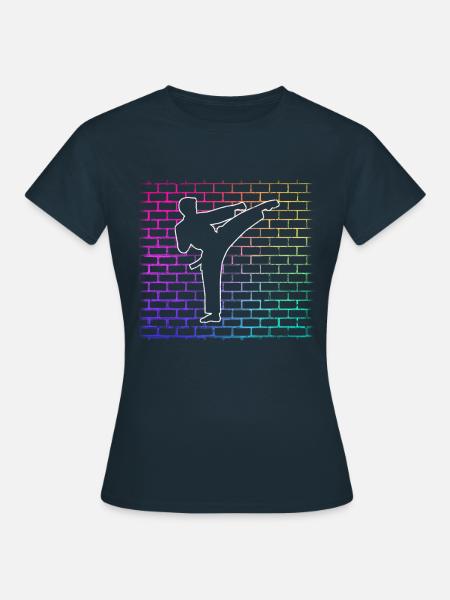 Kampfsport Kampfsportler - Frauen T-Shirt - Navy