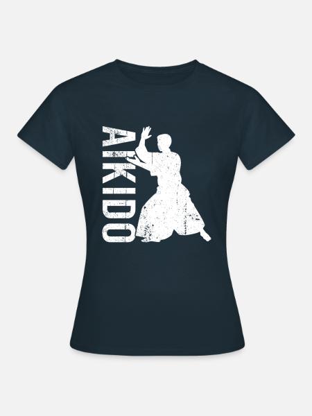 Aikido - Frauen T-Shirt - Navy