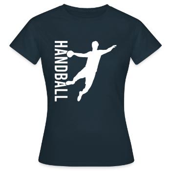 Handball - T-shirt Femme - marine - Devant - AI Model Female 172 dark (172cm)