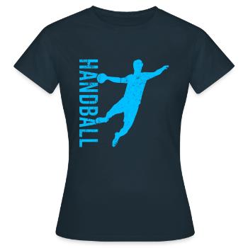 Handball - T-shirt Femme - marine - Devant - AI Model Female 172 dark (172cm)