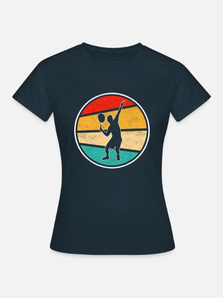 Tennis Retro - Frauen T-Shirt - Navy