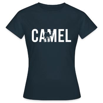 Camel camel - Women's T-Shirt - navy - Front - AI Model Female 172 dark (172cm)