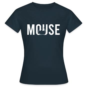 Souris souris - T-shirt Femme - marine - Devant - AI Model Female 172 dark (172cm)