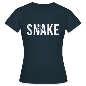 Serpent serpent - T-shirt Femme - marine - Devant - AI Model Female 172 dark (172cm)