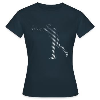 Boxen Boxer - Frauen T-Shirt - Navy - Vorne - AI Model Female 172 dark (172cm)