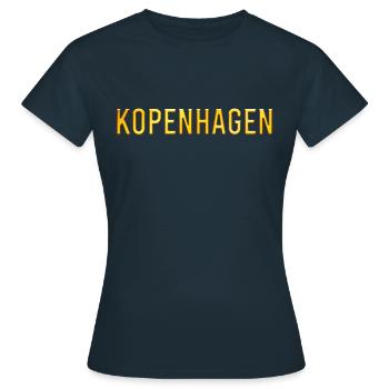 Copenhague - T-shirt Femme - marine - Devant - AI Model Female 172 dark (172cm)