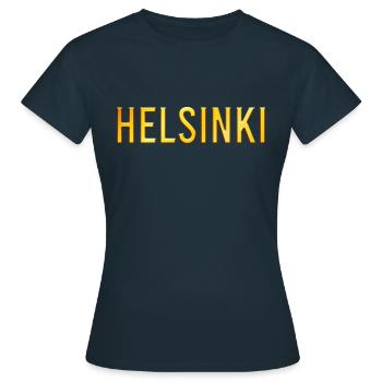 Helsinki - T-shirt Femme - marine - Devant - AI Model Female 172 dark (172cm)