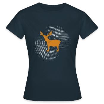 Élan - T-shirt Femme - marine - Devant - AI Model Female 172 dark (172cm)