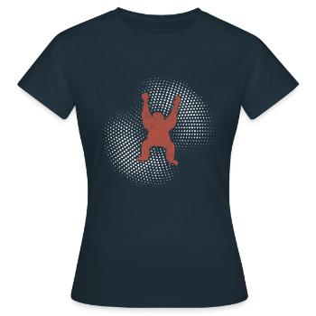 Orang-outan - T-shirt Femme - marine - Devant - AI Model Female 172 dark (172cm)