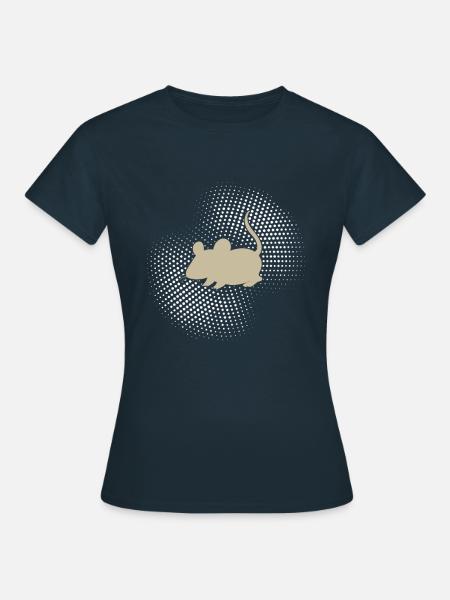 Maus - Frauen T-Shirt - Navy