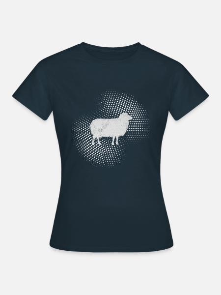 Schaf - Frauen T-Shirt - Navy