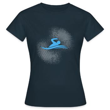 Nager - T-shirt Femme - marine - Devant - AI Model Female 172 dark (172cm)