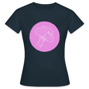 Brocoli - T-shirt Femme - marine - Devant - AI Model Female 172 dark (172cm)