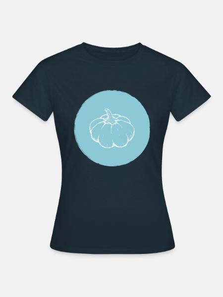 Kürbis - Frauen T-Shirt - Navy