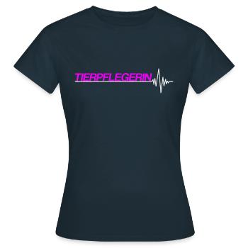 Tierpflegerin - Frauen T-Shirt - Navy - Vorne - AI Model Female 172 dark (172cm)