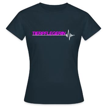 Tierpflegerin - Frauen T-Shirt - Navy - Vorne - AI Model Female 172 dark (172cm)