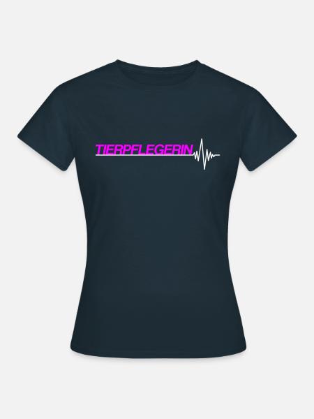 Tierpflegerin - Frauen T-Shirt - Navy