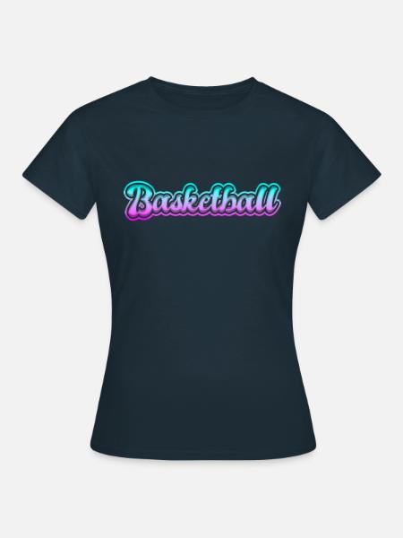 Basketball - Frauen T-Shirt - Navy