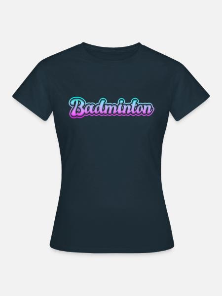 badminton - Frauen T-Shirt - Navy