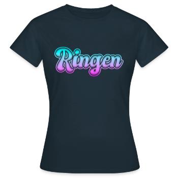 Lutter - T-shirt Femme - marine - Devant - AI Model Female 172 dark (172cm)
