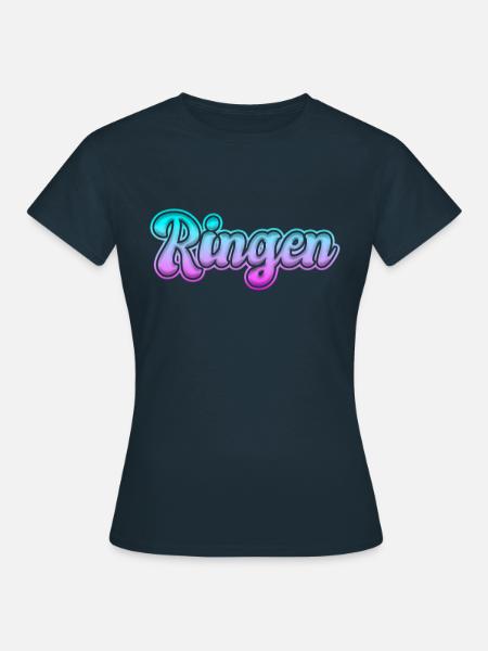 Ringen - Frauen T-Shirt - Navy