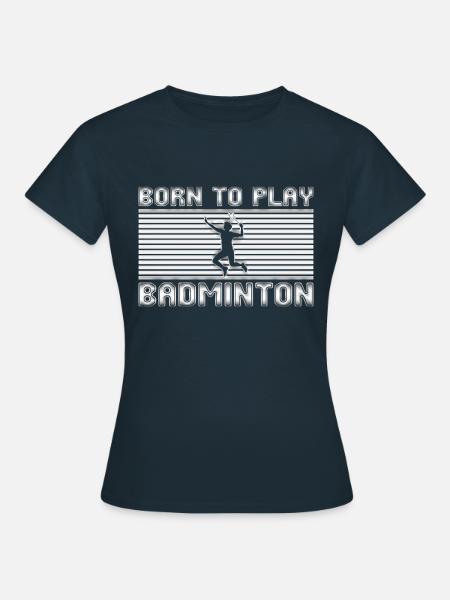 badminton - Frauen T-Shirt - Navy