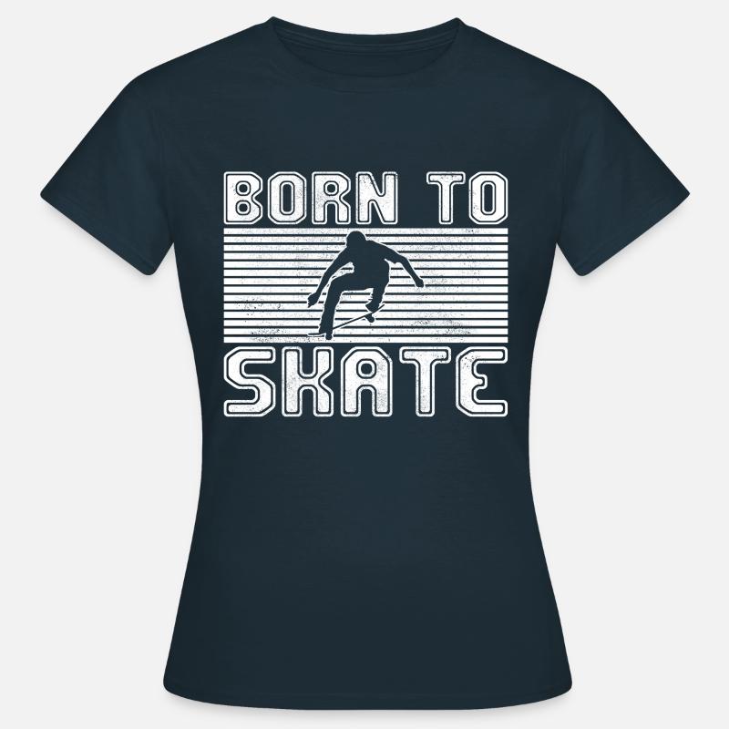 skating - Women's T-Shirt - navy