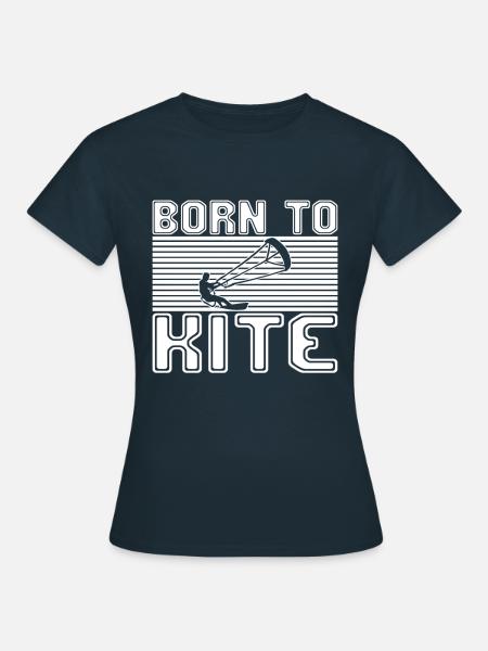 Kite Surfing - Frauen T-Shirt - Navy