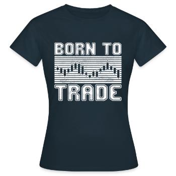 Commerce - T-shirt Femme - marine - Devant - AI Model Female 172 dark (172cm)