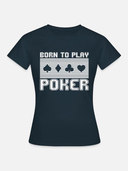 Poker - Frauen T-Shirt - Navy