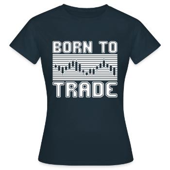 Commerce - T-shirt Femme - marine - Devant - AI Model Female 172 dark (172cm)