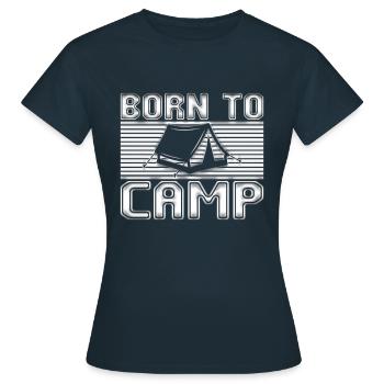 Camp - T-shirt Femme - marine - Devant - AI Model Female 172 dark (172cm)