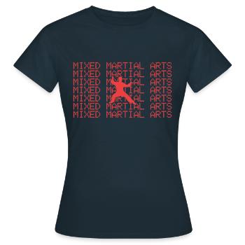 Arts martiaux - T-shirt Femme - marine - Devant - AI Model Female 172 dark (172cm)