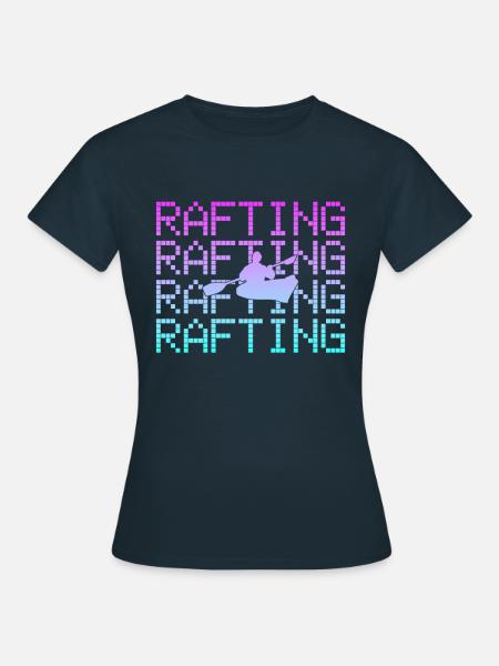 rudern rafting - Frauen T-Shirt - Navy