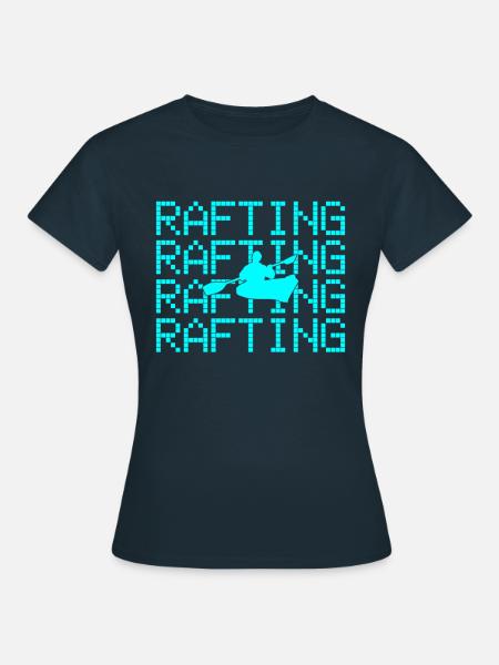 rudern rafting - Frauen T-Shirt - Navy