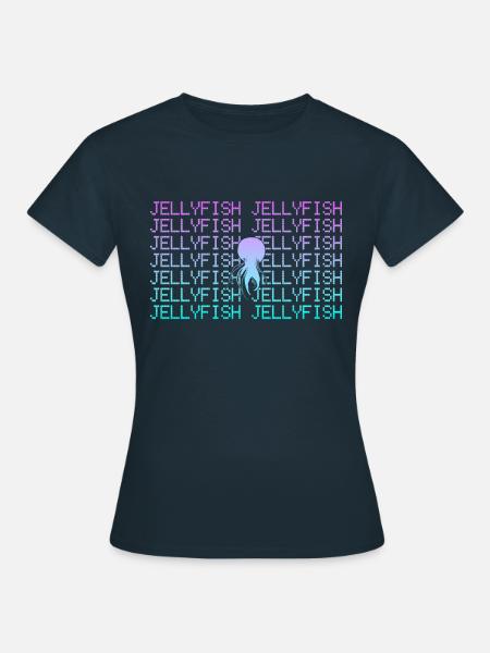 Qualle - Frauen T-Shirt - Navy