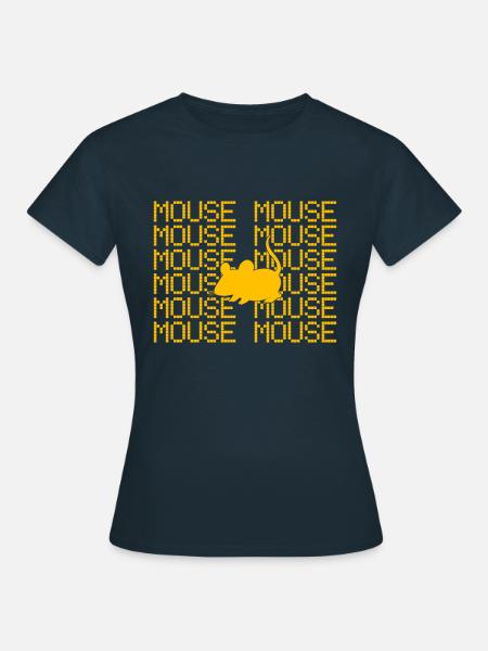 Maus - Frauen T-Shirt - Navy