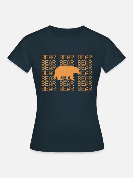 Bär - Frauen T-Shirt - Navy