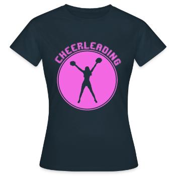 cheerleading - T-shirt Femme - marine - Devant - AI Model Female 172 dark (172cm)