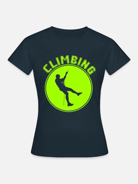 Klettern - Frauen T-Shirt - Navy