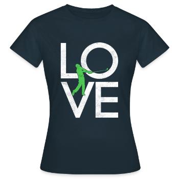 Golfe - T-shirt Femme - marine - Devant - AI Model Female 172 dark (172cm)