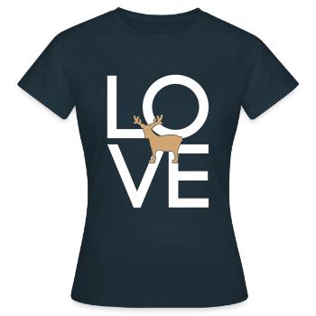 Élan - T-shirt Femme - marine - Devant - AI Model Female 172 dark (172cm)