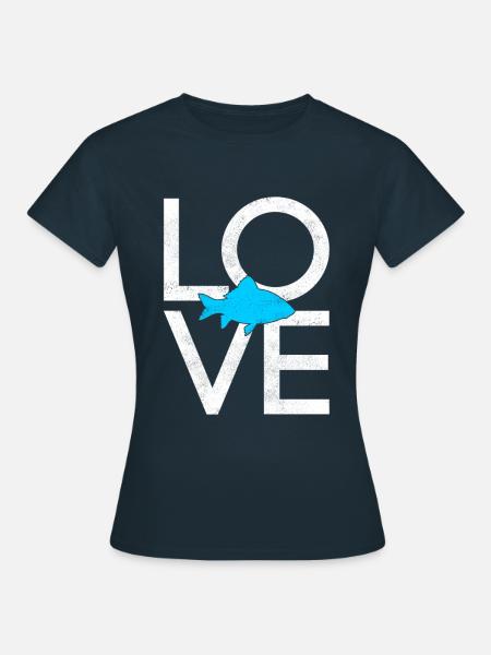 Fisch - Frauen T-Shirt - Navy