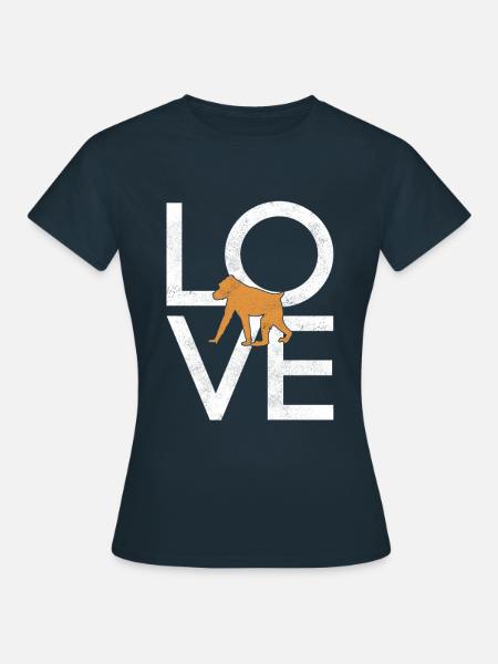 Monkey - Women's T-Shirt - navy