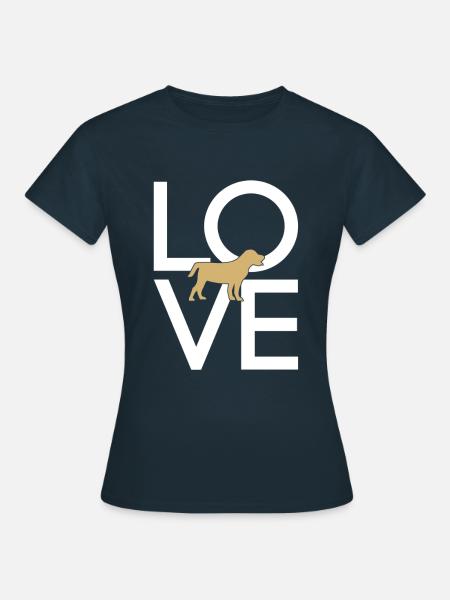 Hund - Frauen T-Shirt - Navy