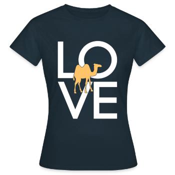 Camel - Women's T-Shirt - navy - Front - AI Model Female 172 dark (172cm)