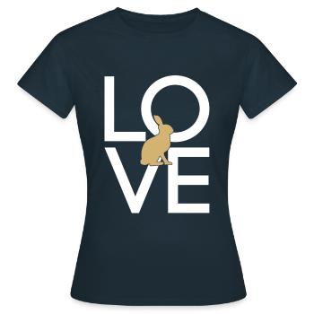 Lièvre - T-shirt Femme - marine - Devant - AI Model Female 172 dark (172cm)